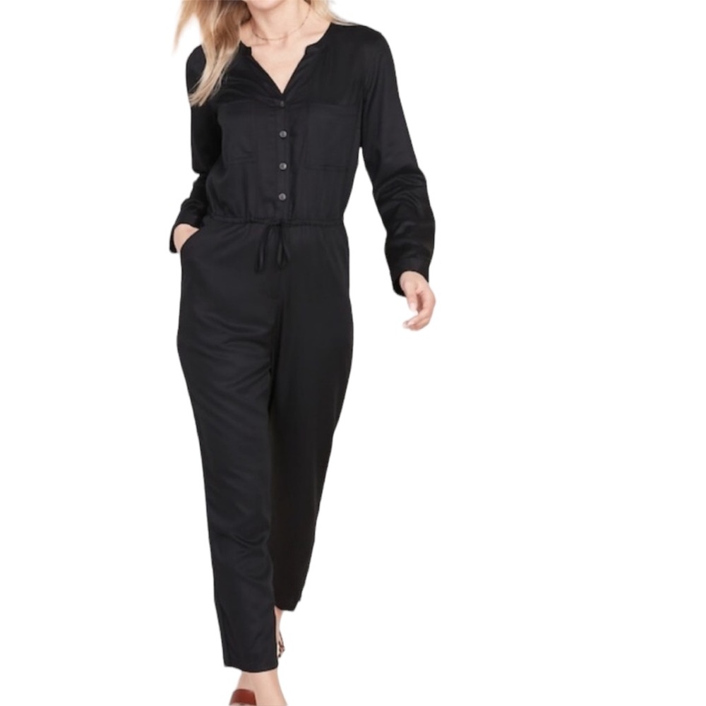 NWT Old Navy Waisted-Defined Utility Jumpsuit Sz XS